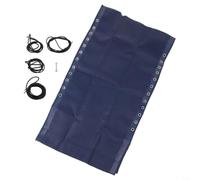 Zoegneer Kit de tissu de rechange pour fauteuil inclinable avec 4 cordes élastiques pour chaise gravité, chaise longue, tissu en maille de 160 x 43 cm (bleu)