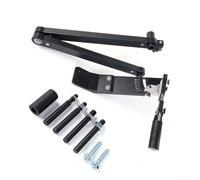 Zoegneer Kit d'outils d'équilibrage et d'affûtage pour tondeuse à gazon avec alignement magnétique Poignée de 25 mm pour des ajustements précis de 15 à 45 degrés pour diverses lames de tondeuse