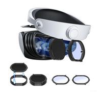 Zoegneer Lentilles de prescription VR avec cadre de protection magnétique et revêtement anti-lumière bleue pour casque de jeu PlayStation VR2, support de myopie, fixation rapide, matériau ABS Co
