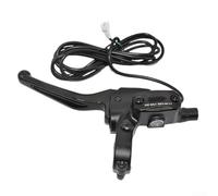 Zoegneer Levier de frein en alliage pour vélos électriques et scooters pour tubes de frein de 6 mm et 8 mm DOT4 liquide de frein uniquement (tube gauche de 8 mm)