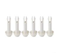 Zoegneer Lot de 10 goupilles de jonction de piscine 60 mm 70 mm en caoutchouc pour piscine Intex avec cadre en métal de 4 à 7,3 m - Rond et rectangulaire - Sans outils - Blanc