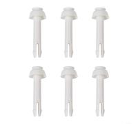 Zoegneer Lot de 10 goupilles de jonction de piscine 60 mm 70 mm joints en caoutchouc pour piscine Intex de 4 à 7,3 m avec cadre en métal rond rectangulaire hors sol, aucun outil nécessaire, blanc (10