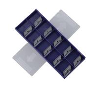 Zoegneer Lot de 10 lames de fraisage en carbure KNUX160405R pour traitement de l'acier, semi-finition CNC, outils de tournage