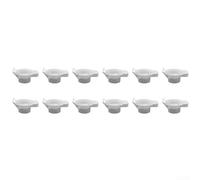 Zoegneer Lot de 12 bougies électriques flottantes LED pour décoration de Diwali, détection d'eau, lueur chaude, plastique, décoration de maison, jardin, vacances, argent, beige, or (blanc)