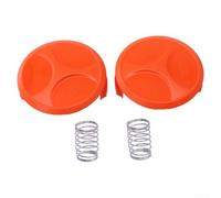 Zoegneer Lot de 2 cache-bobines pour débroussailleuse Black Decker 385022-03 - Pièce de rechange GL4525 GL5028 ST5530 STC1820 GH400 - Sans outil - Bouclier en nylon robuste