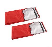 Zoegneer Lot de 2 housses de balancelle de jardin 3 places - Imperméable et résistante aux UV - Rouge - 164 x 114 cm