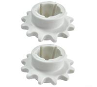 Zoegneer Lot de 2 pignons de direction pour tondeuse à gazon 1134-2816-01 - Compatible avec Park Villa Castel Garden Tracteurs 4125M 4135H 4140H 4155H 4WD 13 dents 42 mm de diamètre