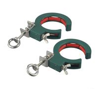 Zoegneer Lot de 2 poulies de câble - Guide de câblage - Outil de serrage - Plateau de câble - Poulie de pont pour filetage de fil - Décoration - Construction - Capacité de charge de 25 kg - Vert
