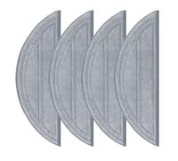 Zoegneer Lot de 4 chiffons de rechange en microfibre pour aspirateur Roborock Q10 S5 Q10 S5+ Q10 VF Q10 VF+ Q10 V Q10 V10 V+