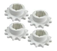 Zoegneer Lot de 4 pignons de direction pour tondeuse à gazon 1134-2816-01 - Compatible avec les tracteurs Park Villa Castel Garden 4125M 4135H 4140H 4155H 4WD 13 dents 42 mm de diamètre