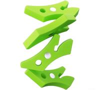 Zoegneer Lot de 4 supports magnétiques ultra légers pour bidon de gaz de camping, randonnée, réchaud de plein air, support anti-basculement compatible avec la plupart des bouteilles de carburant noir