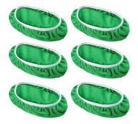 Zoegneer Lot de 6 serpillères réutilisables en polaire corail pour balayeuse Swiffer - Grande taille - Chiffons de nettoyage de sol humides et secs - Doux et anti-rayures