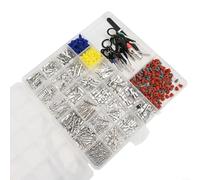 Zoegneer Lot de 660 bornes de connexion automobile 1 à 6,3 mm avec 18 outils de retrait de bornes et 300 joints étanches pour réparation électrique de voiture, moto, tracteur