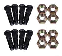 Zoegneer Lot de 8 écrous de roue et goujons 6564669 6709170 pour chargeuse Bobcat 500 520 530 533 540 542 543 553 600 610 611 620 630 631 632 644 1 642 643 645 653 700 720 721 722 730 7