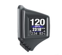 Zoegneer OBD2 GPS Affichage tête haute HUD avec 8 interfaces, compteur de vitesse de voiture, jauge de température de l'eau, alimentation USB, support de montage pour la plupart des véhicules