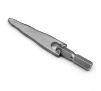 Zoegneer Outil de sertissage de tuyau en cuivre - Extenseur de tube - Accessoire de foret en acier rapide pour perceuse électrique - Efficace pour tuyaux de 6 mm à 12 mm de diamètre - Argent