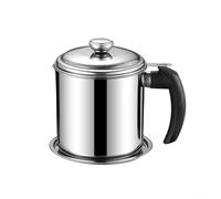 Zoegneer Petite friteuse japonaise en acier inoxydable avec couvercle et filtre Argenté