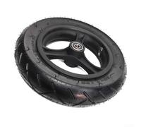 Zoegneer Pneu pneumatique 10 x 2.125 Roue complète de 25,4 cm Roue de vélo scooter électrique 10 x 2,125 assemblage de pneus intérieur et extérieur 246 x 50 mm Noir