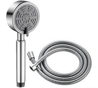 Zoegneer Pomme de douche haute pression en acier inoxydable 304 avec trois modes de pluie, grand panneau, design ergonomique pour la plupart des tuyaux de douche, joint étanche inclus pour la plupart