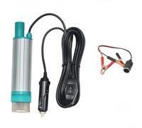 Zoegneer Pompe électrique portable de transfert d'eau et diesel 12 V/24 V submersible 38 mm en acier inoxydable avec moteur CC faible bruit haut débit pour le camping, la pêche, l'utilisation en