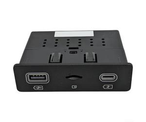 Zoegneer Port de charge USB Chargeur ABS Noir Commutateur Intérieur Remplacement pour BYD Dolphin Seal Seagull OEM EKEA 7922010 Résistant à l'usure Installation facile Pièces de voiture et camion