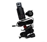 Zoegneer Pour 4K Avant 2K Arrière 2K Intérieur Triple Objectif Cam avec WiFi GPS Parking Surveillance Véhicule DVR Pour La plupart des voitures installées sur le pare-brise avant Matériau ABS B (GPS)