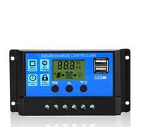 Zoegneer Régulateur de charge de panneau MPPT 10-60 A avec suivi automatique 12 V/24 V (30 A)