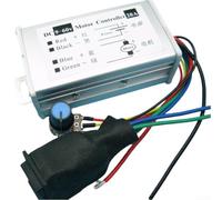 Zoegneer Régulateur de vitesse CC 9 à 60 V Entrée 0 à 20 A Sortie 1200 W Contrôleur de moteur avant et arrière pour mise à niveau de l'alimentation du ventilateur, contrôle de la ventilation, projets