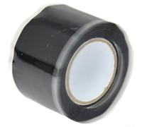 Zoegneer Ruban adhésif multicolore en silicone PVC 25 mm ignifuge imperméable flexible pour équipement de sport gestion des câbles (noir)