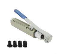 Zoegneer Sableuse pneumatique mobile en acier avec poignée antidérapante pour enlever la rouille et le nettoyage, comprend quatre buses de 2 mm, 2,5 mm, 3 mm, 3,5 mm, léger et portable