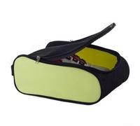 Zoegneer Sac à chaussures de golf étanche à la poussière portable en polyester pour homme et femme 14 x 34 x 23 cm pliable avec poignée (vert)