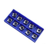 Zoegneer SCGT09T304-AK H01 SCGT32.51 Inserts de tournage en carbure d'aluminium CNC pour travail des métaux élevés, outils de coupe indexables pour usinage de tour, 10 pièces industrielles