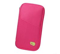 Zoegneer Solution de rangement de voyage pour passeports, tickets et pièces d'identité - Design compact pour un transport facile, Voir image, Rouge