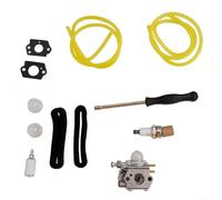 Zoegneer Spark Plu Kit carburateur pour débroussailleuse Troy TB35EC 41BDZ35C766 41CDZ35C766 41DDZ35C766 Remplace C1U-P27 753-06288 751-15112A avec filtres à air et ampoules
