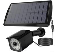 Zoegneer Spot solaire avec détecteur de mouvement avec détection de 120° et portée de 5 à 8 m, 11 LED 60 lm lumineux pour extérieur, éclairage paysager extérieur, IP65, étanche, ABS, pour jardin