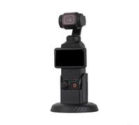 Zoegneer Support de montage antidérapant en silicone avec ventouse magnétique pour appareil photo DJI Pocket 3, accessoire pour filmer stable et protection contre les rayures - Noir