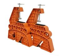 Zoegneer Support d'étau de ski et de snowboard avec pince antidérapante pour réparation de cire et entretien des bords pour skis simples et doubles, supports horizontaux et 90 degrés latéraux Fixatio