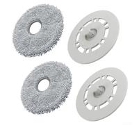 Zoegneer Tampons et supports pour aspirateur robot Xiaomi X20 Plus et L10S Pro Gen 2 Ultra L10S Ultra X20 Pro Robot Aspirateurs en microfibre lavable et réutilisable