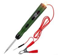 Zoegneer Testeur de circuit automobile P50 5 V-30 V avec affichage numérique de la tension, stylo de test de tension avec lumière LED, contrôle de puissance négative positive, détection de fusible