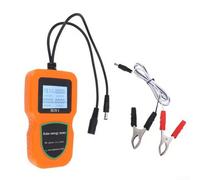 Zoegneer Testeur de panneau solaire multimètre avec écran LCD pour mesurer le courant 0-20 A Tension 12-50 V en temps réel Outil de test de panneau photovoltaïque (200 W)