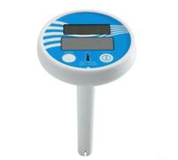 Zoegneer Thermomètre de piscine numérique à énergie solaire flottant et étanche avec grand écran facile à lire Celsius Fahrenheit pour piscines, spas, jacuzzi, étangs à poissons A
