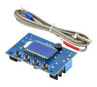 Zoegneer Thermostat numérique à distance WiFi de type K Thermocouple Contrôleur de température avec large plage de moins 99 à 999 degrés Celsius Mètre Sonde monté sur panneau DC 6 T (XY-T04)