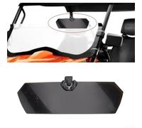 Zoegneer UTV Pare-soleil pour Polaris Verre Acrylique Anti-rayures Non Réfléchissant Noir