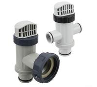 Zoegneer Valve à piston double fente pour piscines Intex 25010 11872 - Régulation du débit d'eau et vanne d'arrêt - Kit de pièces de rechange pour pompe de filtre de piscine hors sol
