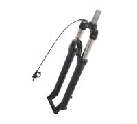 Zoegneer Verrouillage hydraulique de fourche avant en alliage d'aluminium à ressort d'huile de 66 cm pour la plupart des cadres rigides de VTT (gris clair) 66 cm