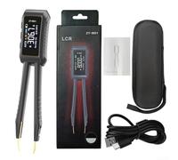 Zoegneer ZT-MD1 - Testeur numérique LCR intelligent pour résistances SMD, inducteurs, condensateurs avec chargement USB-C multi-fréquences et écran couleur 100 Hz, 1 kHz, 10 kHz, USB-C multi-fréquence