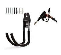 Zoele Support mural pour nettoyeur de voiture, support en métal robuste pour pistolet à eau haute pression, crochet pour pistolet pulvérisateur/tuyau d'arrosage/tuyau d'arrosage (noir)