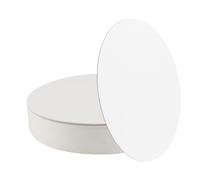 ZOENHOU Lot de 50 Supports à Gâteaux Ronds, Plateau Gateau en Carton, 1 mm D'épaisseur, Pour Mariage, Anniversaire, Fête, Pizza, Desserts, Pâtisseries, 20 cm