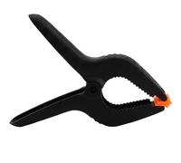 ZOENHOU Lot de 6 grandes pinces à ressort de 22,9 cm, pinces en plastique nylon robuste avec coussinet de mâchoire flexible et poignées antidérapantes pour le travail du bois, toile de fond, studio