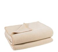 Zoeppritz Couverture douce en polaire, 65 % polyester, 35 % viscose, crème, 220x240 cm